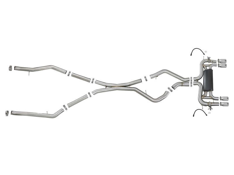 aFe MACH Force-Xp 3.5in 304 SS Cat-Back w/Polished Tips 15-18 BMW X5 M (F85)/X6 M (F86) V8-4.4L S63 thumbnail 9
