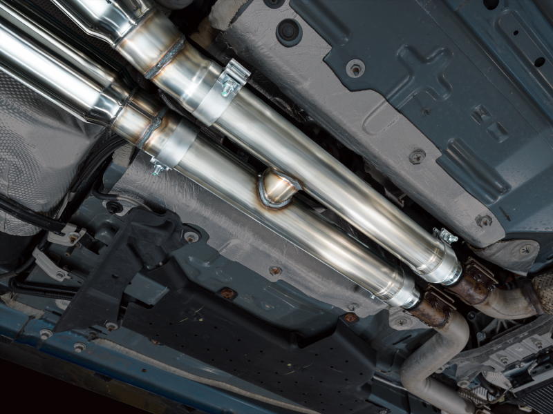 AWE Tuning 21-23 Ford Mustang Mach 1 SwitchPath Cat-Back Exhaust w/ Quad Diamond Black Tips thumbnail 7
