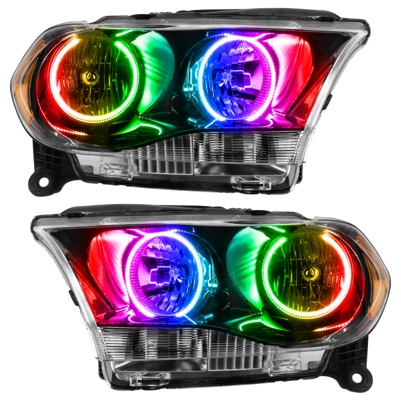 Oracle 11-13 Dodge Durango SMD HL Halogen - Black - ColorSHIFT w/ Simple Controller thumbnail 8