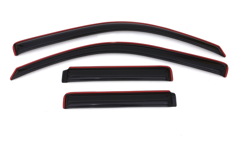 AVS 02-09 Chevy Trailblazer Ventvisor In-Channel Front & Rear Window Deflectors 4pc - Smoke thumbnail 6