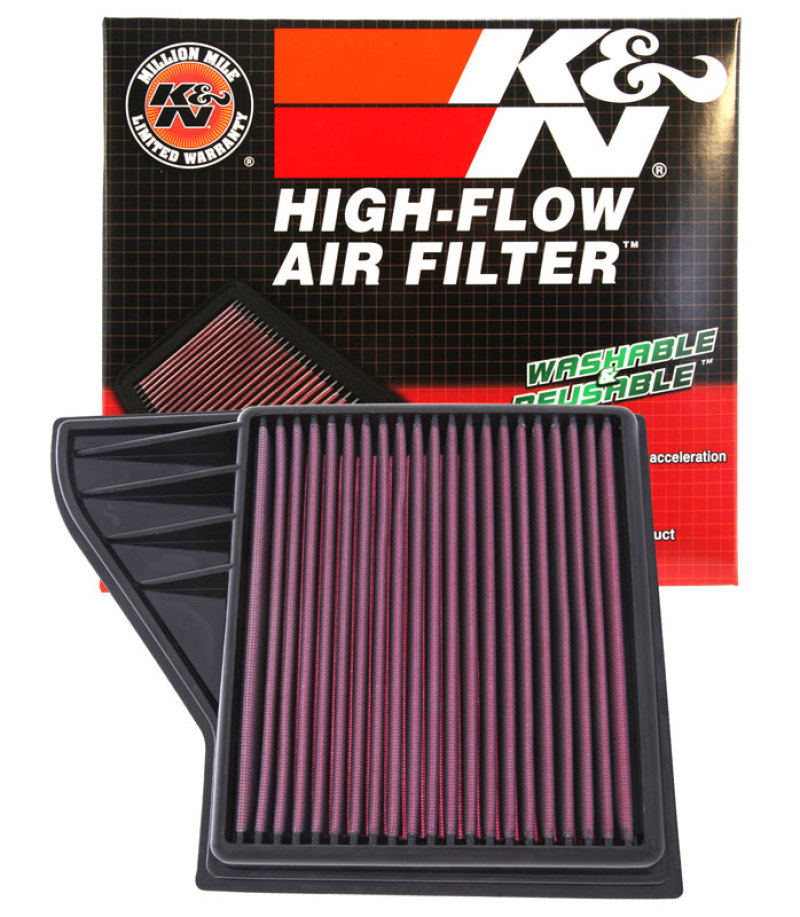 K&N 10 Ford Mustang GT 4.6L-V8 Drop In Air Filter thumbnail 9