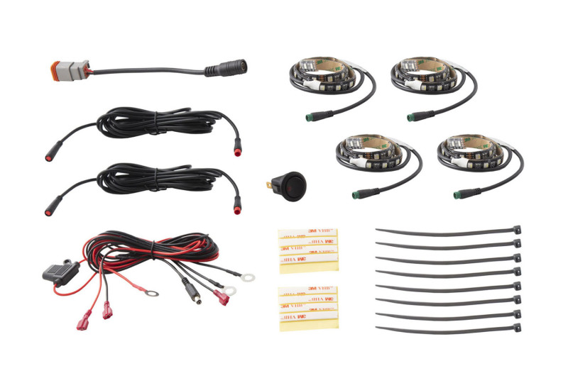 Diode Dynamics RGBW Grille Strip Kit 4pc Multicolor thumbnail 3