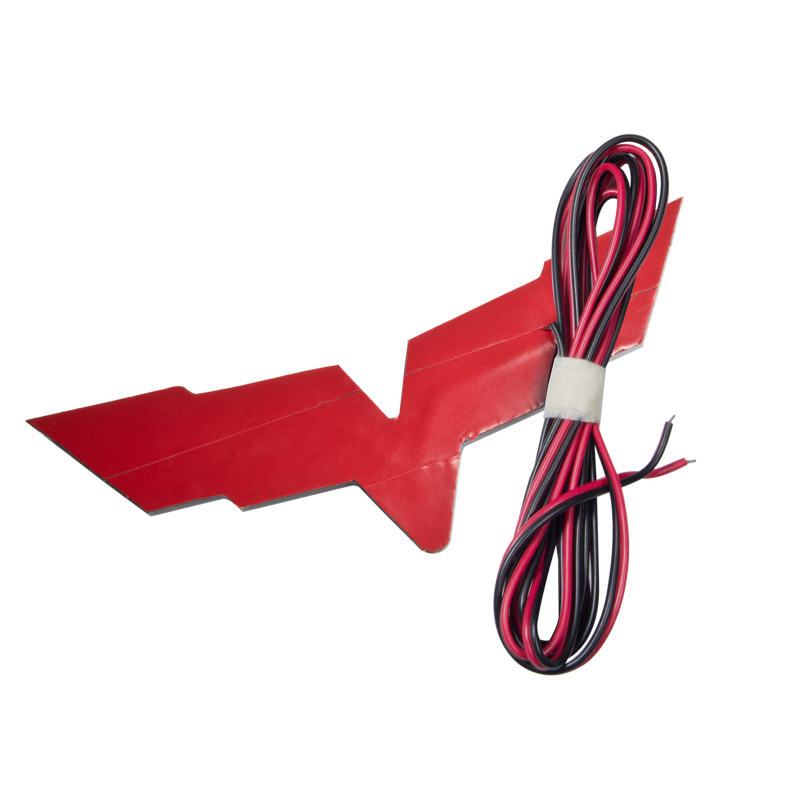 Oracle Chevrolet Corvette C6 Illuminated Emblem - Red thumbnail 4