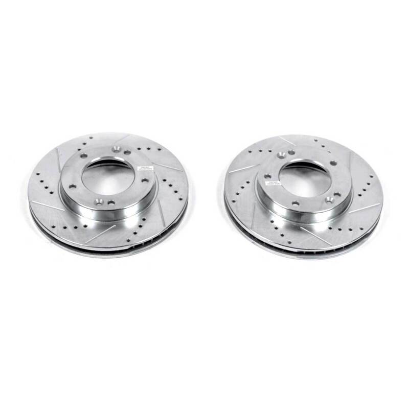 Power Stop 03-06 Kia Sorento Front Evolution Drilled & Slotted Rotors - Pair thumbnail 2