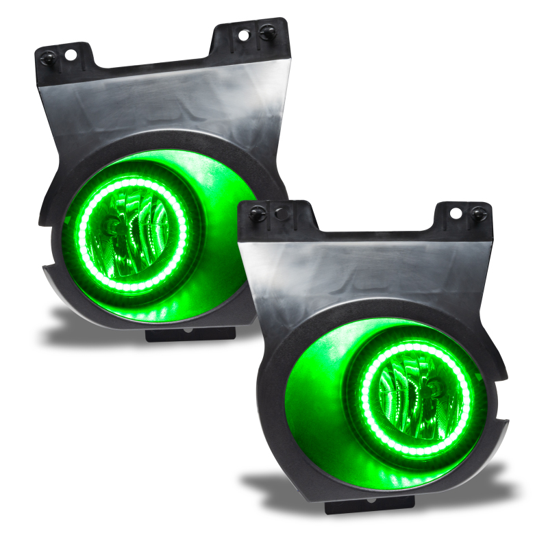 Oracle Lighting 11-14 Ford F-150 Pre-Assembled LED Halo Fog Lights -Green thumbnail 2