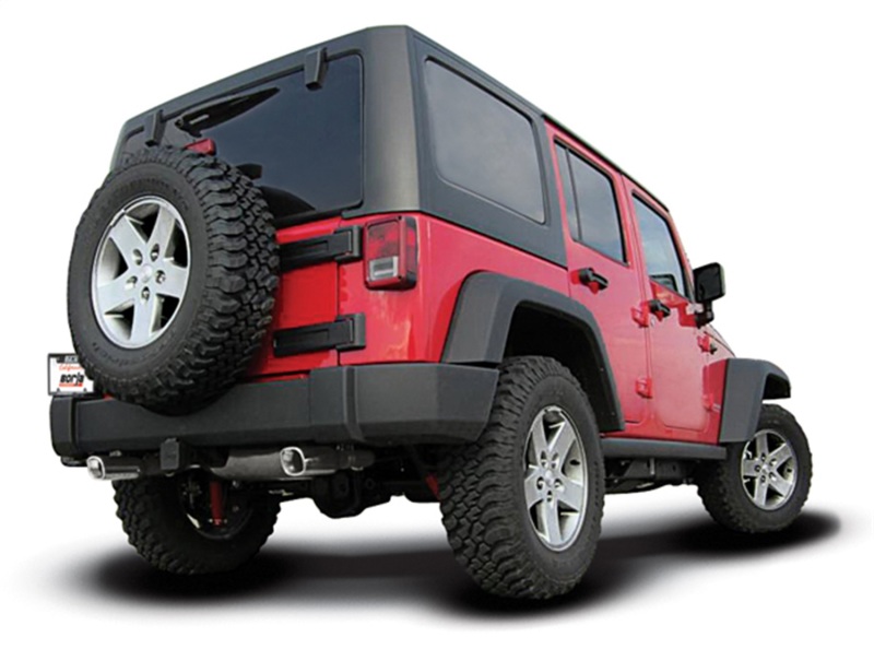 Borla 12-16 Jeep Wrangler JK 3.6L AT/MT 4Wheel 4dr Truck Single Split Rear Exit Catback Exhaust thumbnail 9