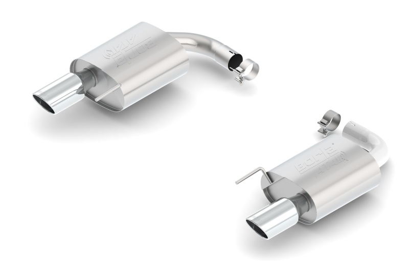 Borla Atak S Rear Section 15-17 Ford Mustang GT 5.0L V8 MT/AT 2.5in pipe 4in tip thumbnail 6