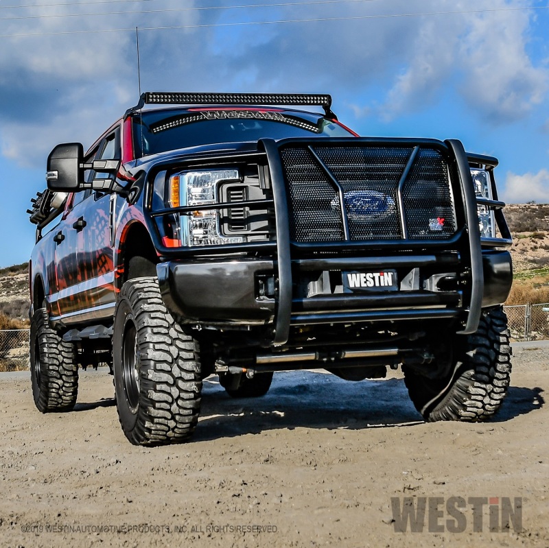 Westin 17-22 Ford F-250/350 HDX Modular Grille Guard - Black thumbnail 8