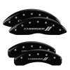 MGP 4 Caliper Covers Engraved Front & Rear With stripes/Charger Black finish silver ch thumbnail 8