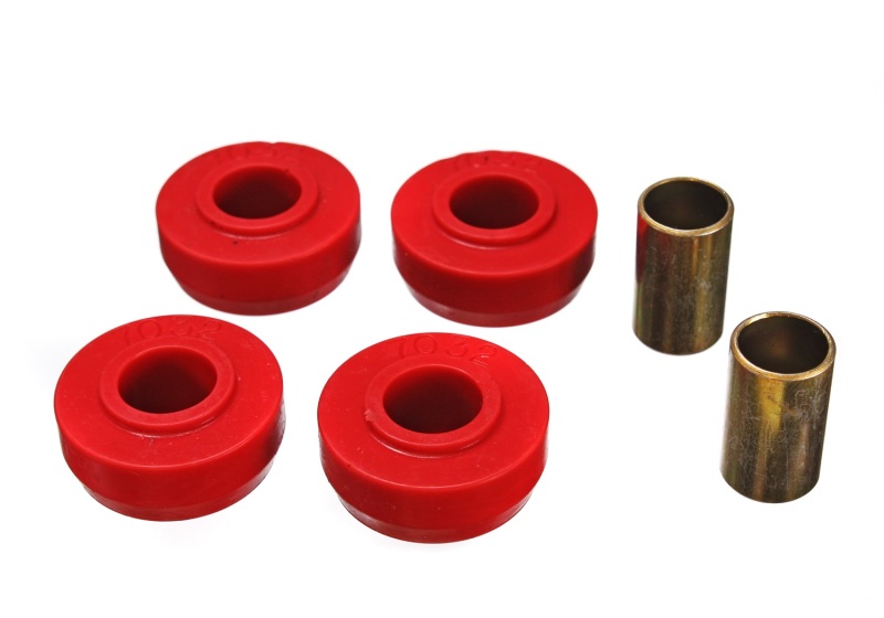 Energy Suspension 62-67 Chevy Nova Red Front Strut Rod Bushing Set thumbnail 6