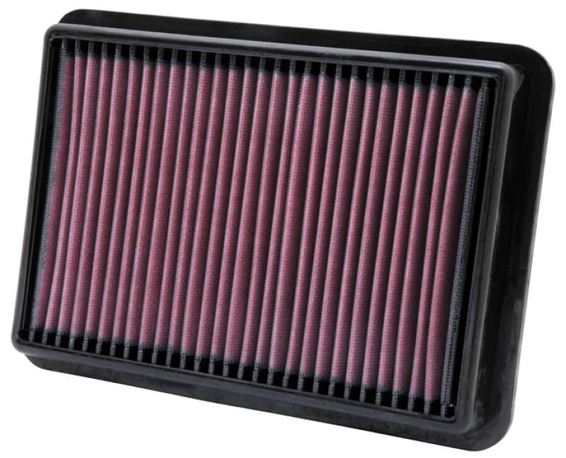 K&N 05-11 Nissan Navara 2.5L L4 10.5in OS Length/7.438in OS Width/1.438in H Replacement Air Filter thumbnail 2