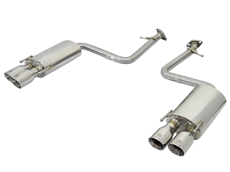 aFe Takeda 16-17 Lexus RC 200T 2.0L (t) 2in. SS Axle-Back Exhaust System w/Polished Tips thumbnail 2