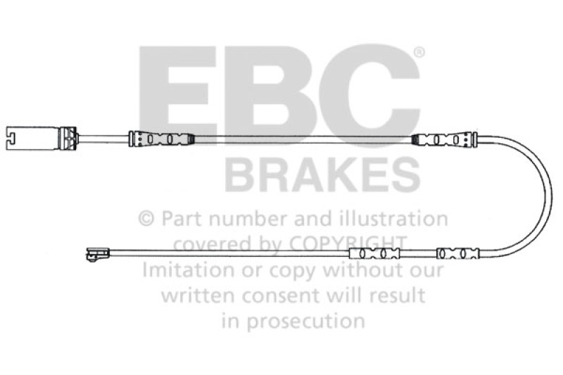 EBC 2011-2012 BMW 135 3.0L Turbo Front Wear Leads thumbnail 3