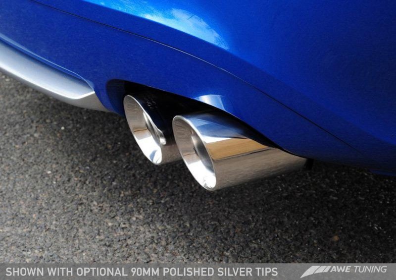 AWE Tuning Audi B8.5 S5 3.0T Touring Edition Exhaust System - Polished Silver Tips (102mm) thumbnail 6
