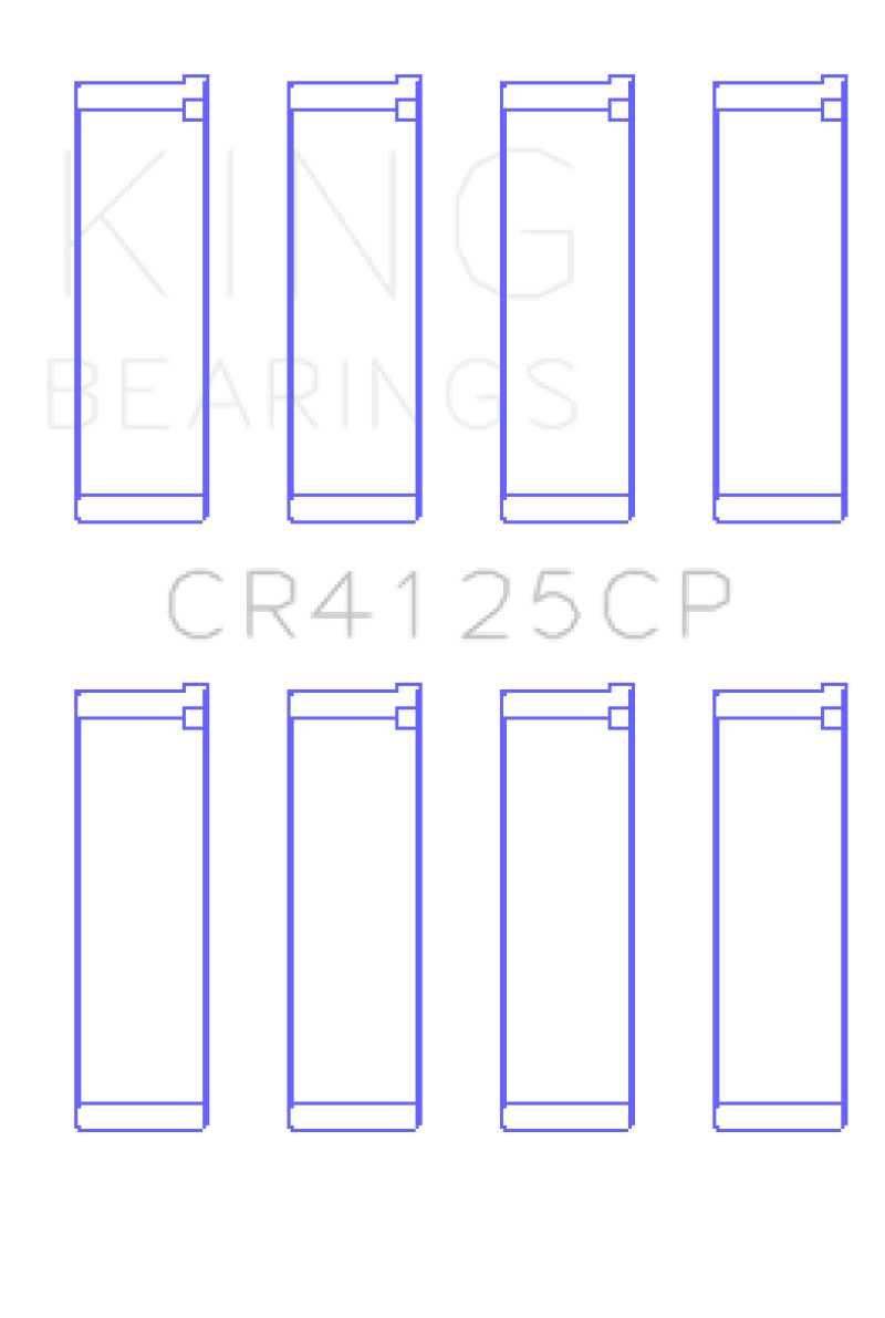 King Subaru EJ20/EJ22/EJ25 (Including Turbo) (Size 0.5) Performance Rod Bearing - Set of 4 thumbnail 3