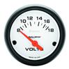 Autometer Phantom 52mm 8-18V Electronic Voltmeter Gauge thumbnail 6