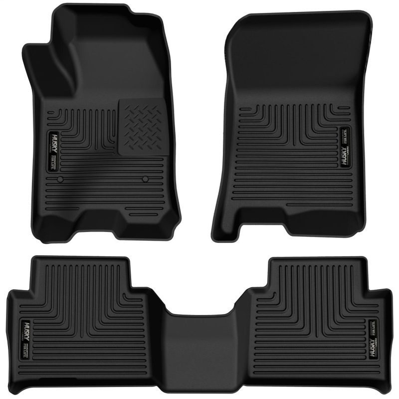 Husky Liners 2023 Chevrolet Colorado/GMC Canyon CC X-Act Contour Front & 2nd Seat Floor Liners thumbnail 3