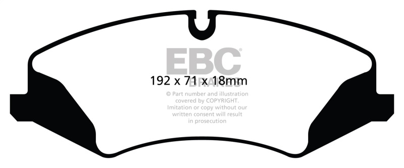 EBC S5 Brake Pad and Rotor Kit (1x ebcGD1448, 1x ebcDP42123R) thumbnail 4