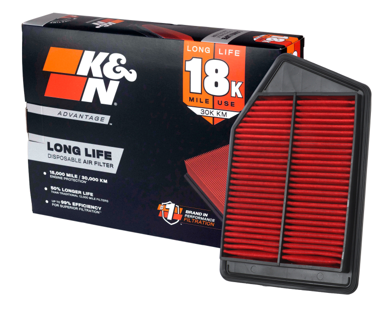 K&N Honda Accord L4-2.4L F/I2013-2017 Advantage Air Filter thumbnail 2