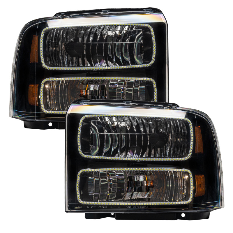 Oracle 05-07 Ford F-250/350 SMD HL - Black - ColorSHIFT w/ Simple Controller thumbnail 5