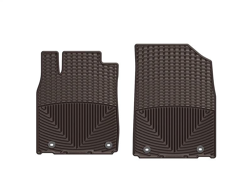 WT Rubber Mats - Front - Cocoa