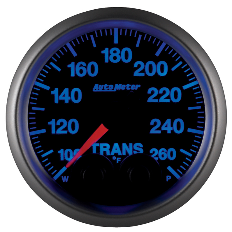 Autometer Elite 52mm 100-260 Degrees F Trans Temperature Peak and Warn Gauge w/ Electronic Control thumbnail 4
