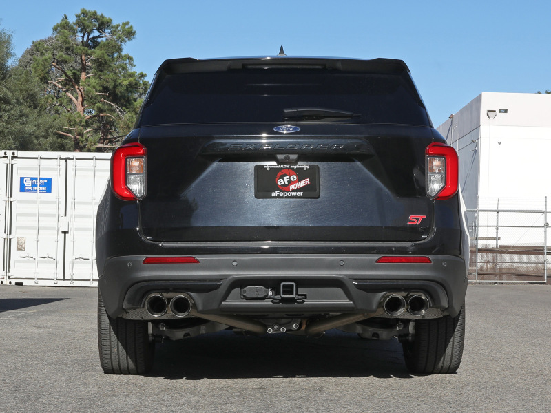 aFe MACH Force-Xp 2.5in. 304 SS C/B Exhaust 20-21 Ford Explorer V6-3.0L - Polished Tip thumbnail 9