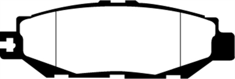 EBC 93-94 Lexus LS400 4.0 Redstuff Rear Brake Pads thumbnail 7