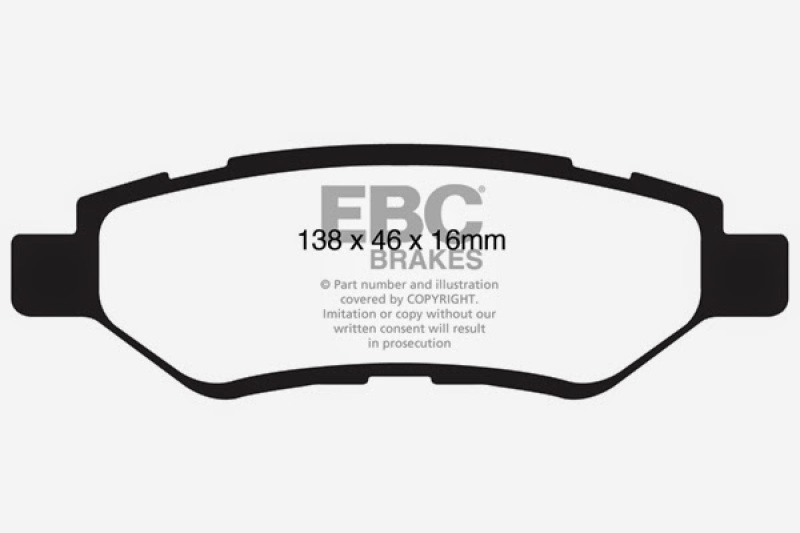 EBC S1 Brake Pad and Rotor Kit (1x ebcUD1337, 1x ebcRK7551) thumbnail 9