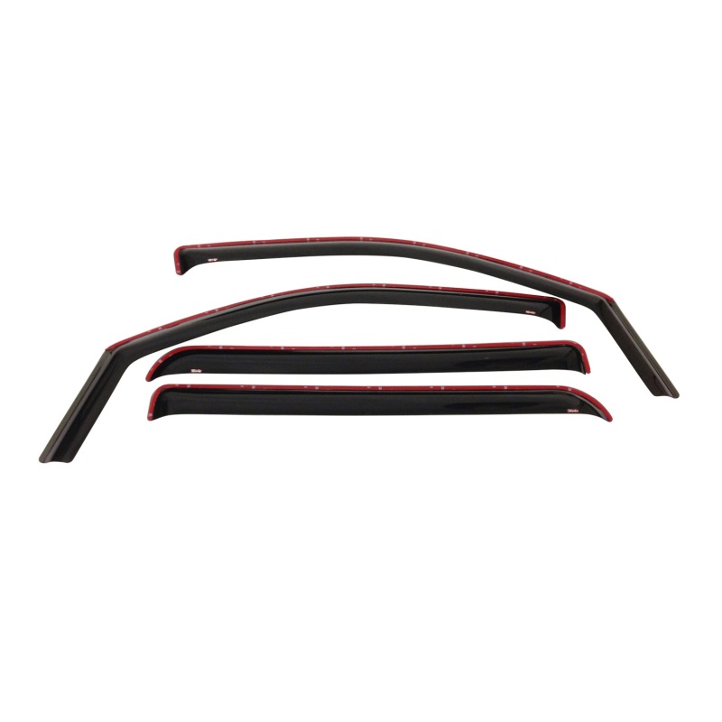 Westin 2014-2018 Chevy Silverado 1500 Crew Cab In-Channel Wind Deflector 4pc - Smoke thumbnail 5