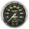 Autometer Marine Carbon Fiber 3-3/8in 50MPH GPS Speedometer Gauge thumbnail 5