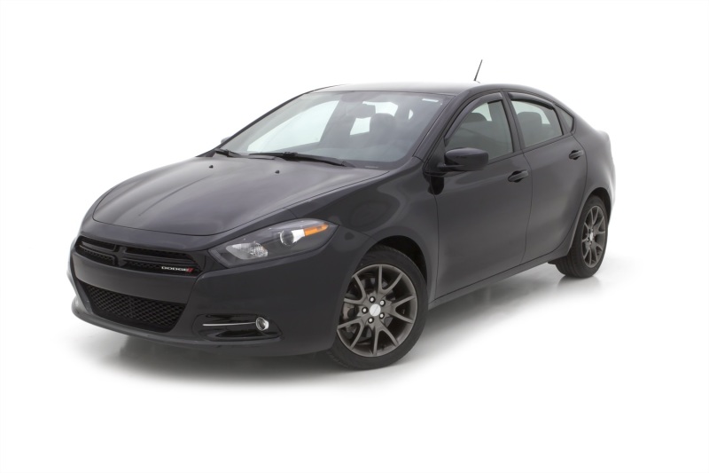 AVS 13-16 Dodge Dart Ventvisor In-Channel Front & Rear Window Deflectors 4pc - Smoke thumbnail 9