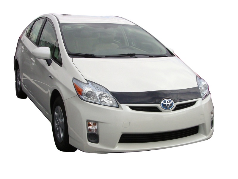 AVS 10-11 Toyota Prius (Excl. V Model) Aeroskin Low Profile Acrylic Hood Shield - Smoke thumbnail 2