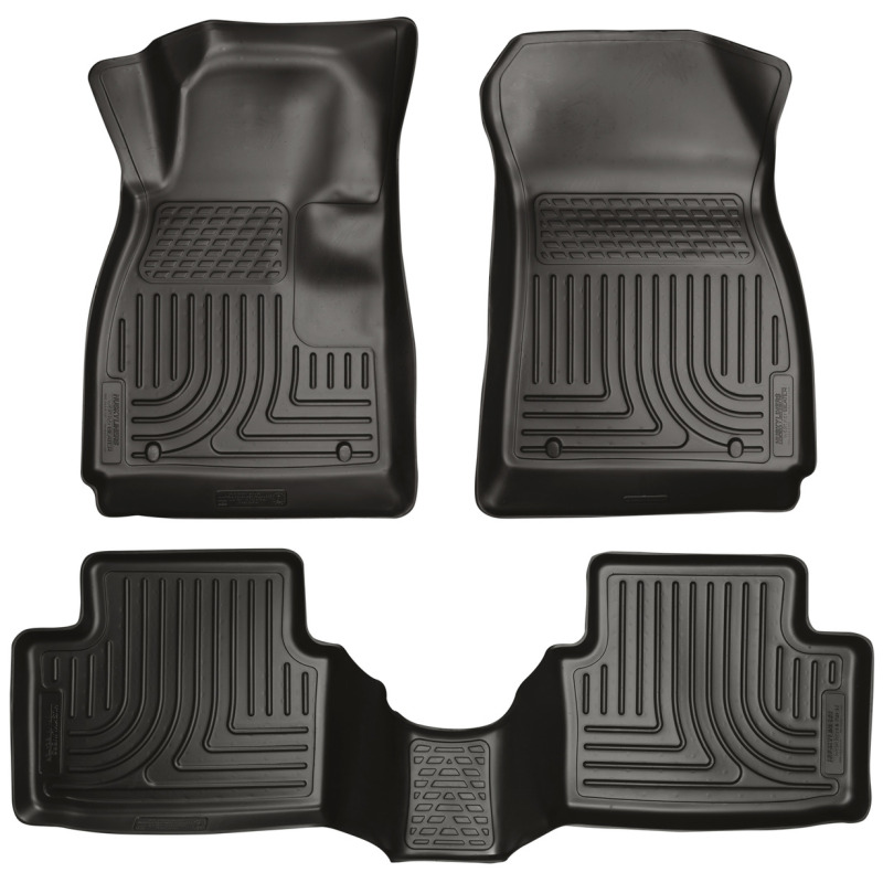 Husky Liners 13-14 Buick Encore WeatherBeater Black Front/2nd Row Floor Liners thumbnail 3
