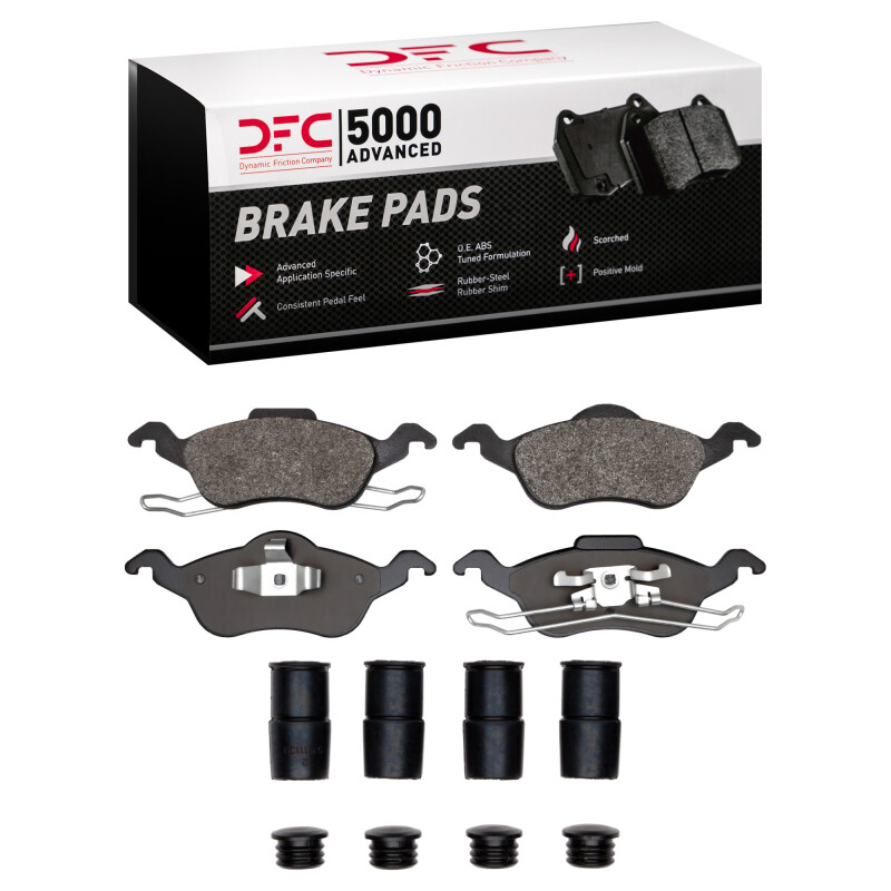 DFC 5000 Advanced Pads - Semi-Metallic and Hardware Kit