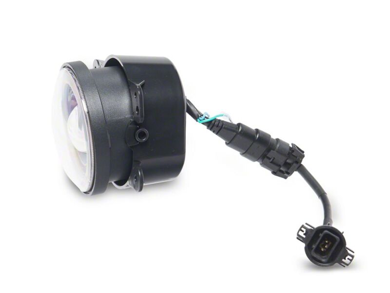 Raxiom 07-18 Jeep Wrangler JK V2 LED Switchback Fog Lights with Amber Turn Signal and Halo Rings thumbnail 3