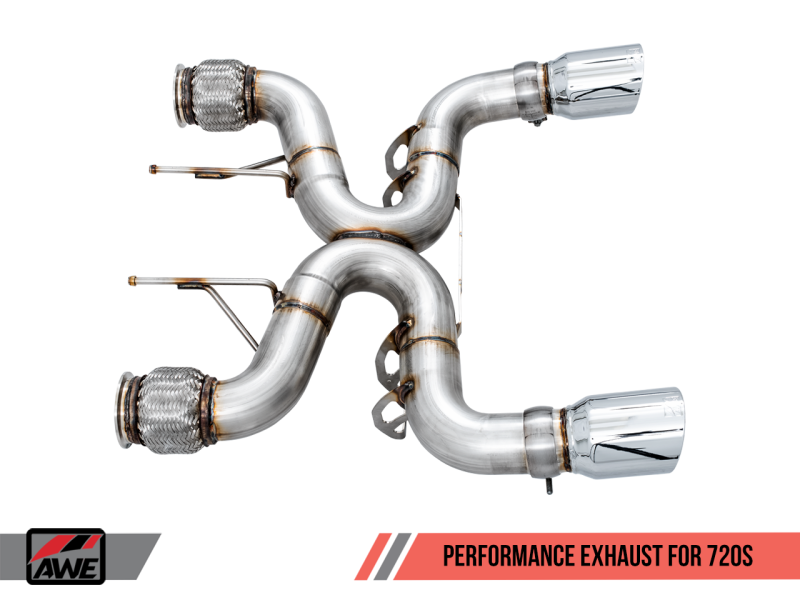 AWE Tuning McLaren 720S Performance Exhaust - Chrome Silver Tips thumbnail 8