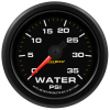 Autometer Extreme Environment 2-1/16in 35PSI Water Pressure Gauge w/ Warning thumbnail 5