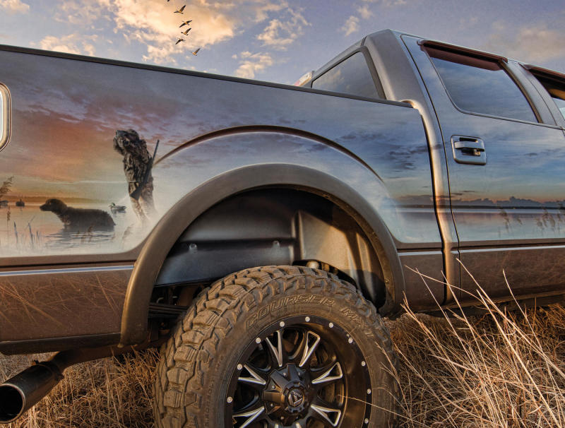 Husky Liners 2019+ Chevrolet Silverado 1500 Black Rear Wheel Well Guards thumbnail 5