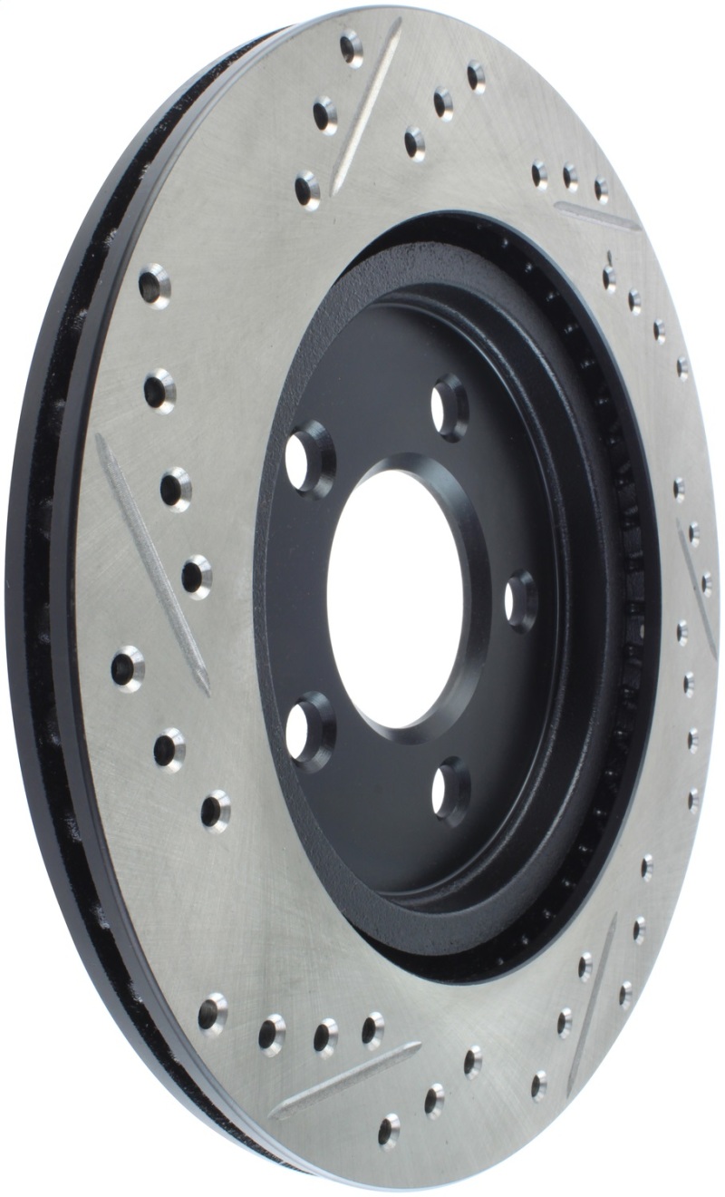 StopTech 05-10 Ford Mustang Slotted & Drilled Left Rear Rotor thumbnail 6