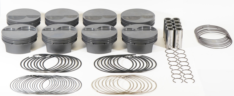 Mahle MS Piston Set SBF 347ci 4.030in Bore 3.4in Stroke 5.4in Rod .927 Pin -6cc 10.4 CR Set of 8 thumbnail 2