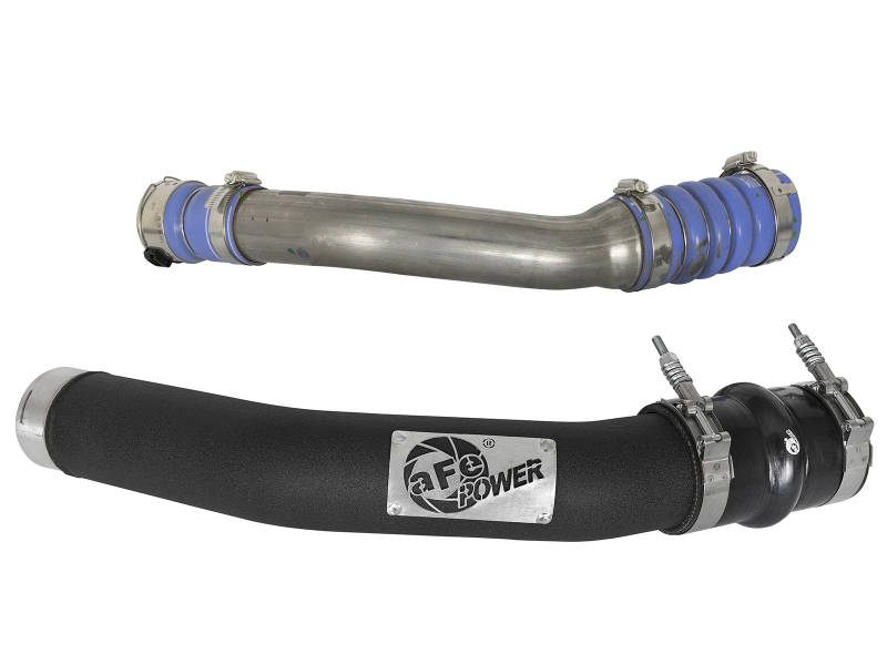 BladeRunner 3 IN Aluminum Hot Charge Pipe Black
