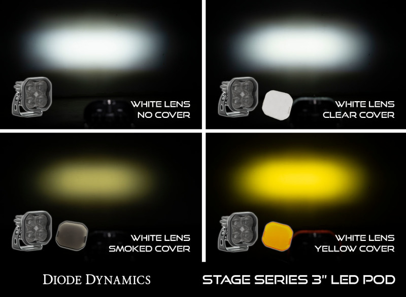 Diode Dynamics SS3 LED Pod Cover Standard Clear thumbnail 4