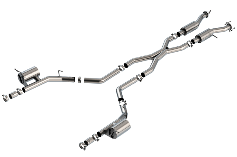 Borla 2021+ Dodge Durango SRT Hellcat 6.2L V8 AWD ATAK Cat-Back Exhaust System - Factory Tips thumbnail 2