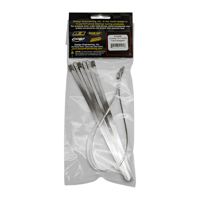 DEI Stainless Steel Locking Tie Eight 8in and Four 14in per pack thumbnail 3