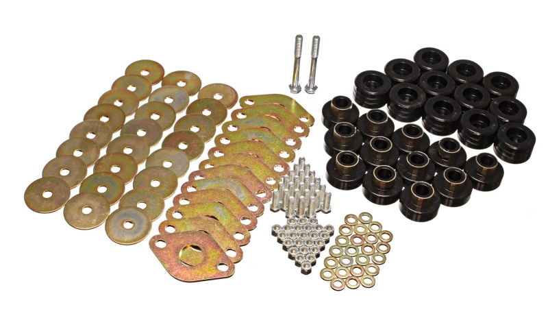 Energy Suspension Body Mount Set W/Hardware - Black thumbnail 4