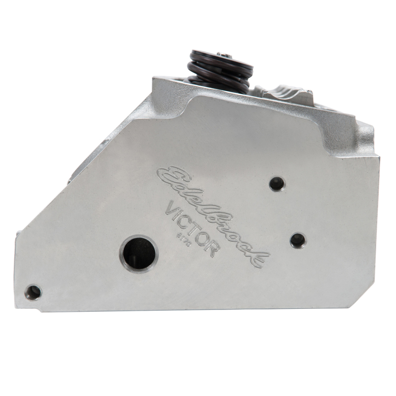 Edelbrock Cylinder Head SB Chrysler Victor In-Line 16 Complete w/ Solid Roller Springs thumbnail 9