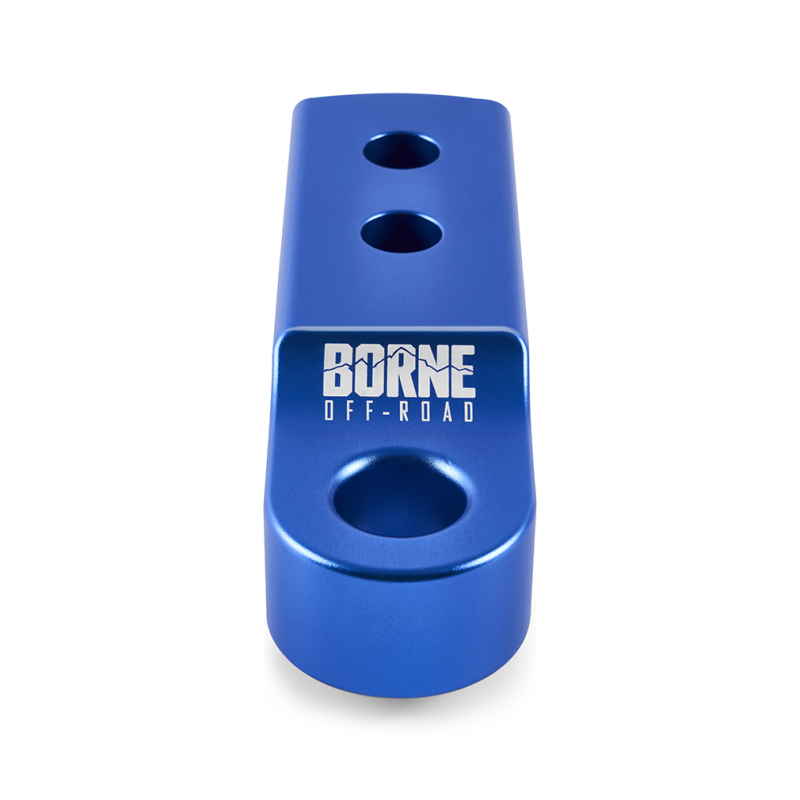 Borne Off-Road CNC Hitch Receiver Shackle 2in Blue thumbnail 5