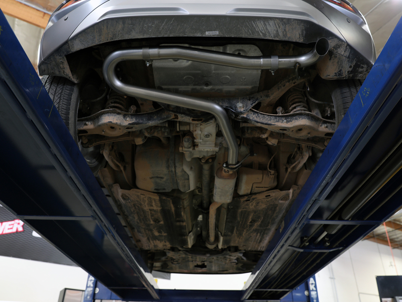 aFe Takeda 2-1/2in 304 SS Axle-Back Exhaust (No Muffler) 18-21 Hyundai Kona L4 1.6L (t) thumbnail 8
