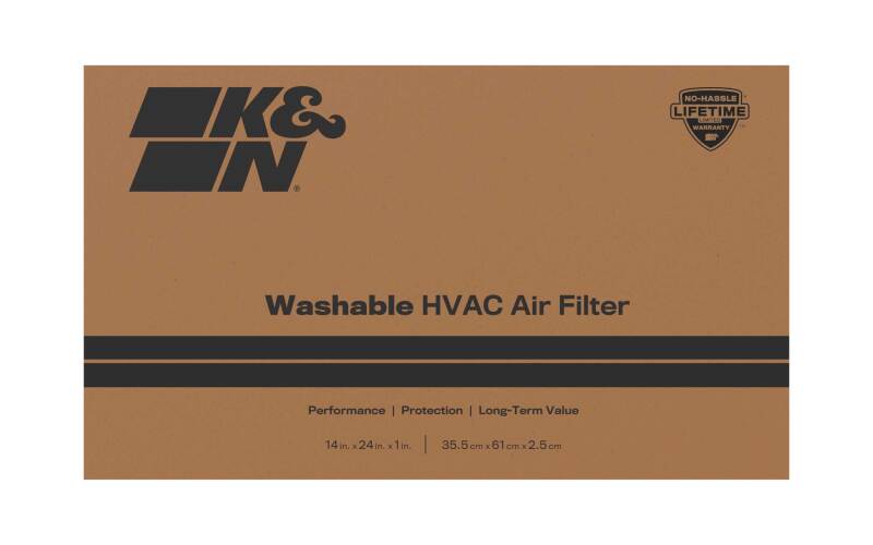K&N HVAC Filter 14 X 24 X 1 Merv 8 thumbnail 2